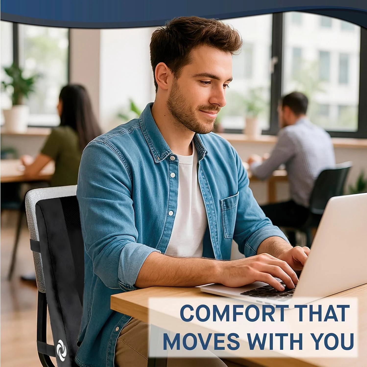 بالشتک طبی کمری ارگونومیک سامسونیت برای صندلی اداری و خودرو - بالشتک کمری مموری فوم، پشتیبانی عالی از صندلی برای تسکین درد کمر و استفاده چند منظوره، مشکی بالشتک طبی کمری ارگونومیک سامسونیت برای صندلی اداری و خودرو - بالشتک کمری مموری فوم، پشتیبانی عالی از صندلی برای تسکین درد کمر و استفاده چند منظوره، مشکی