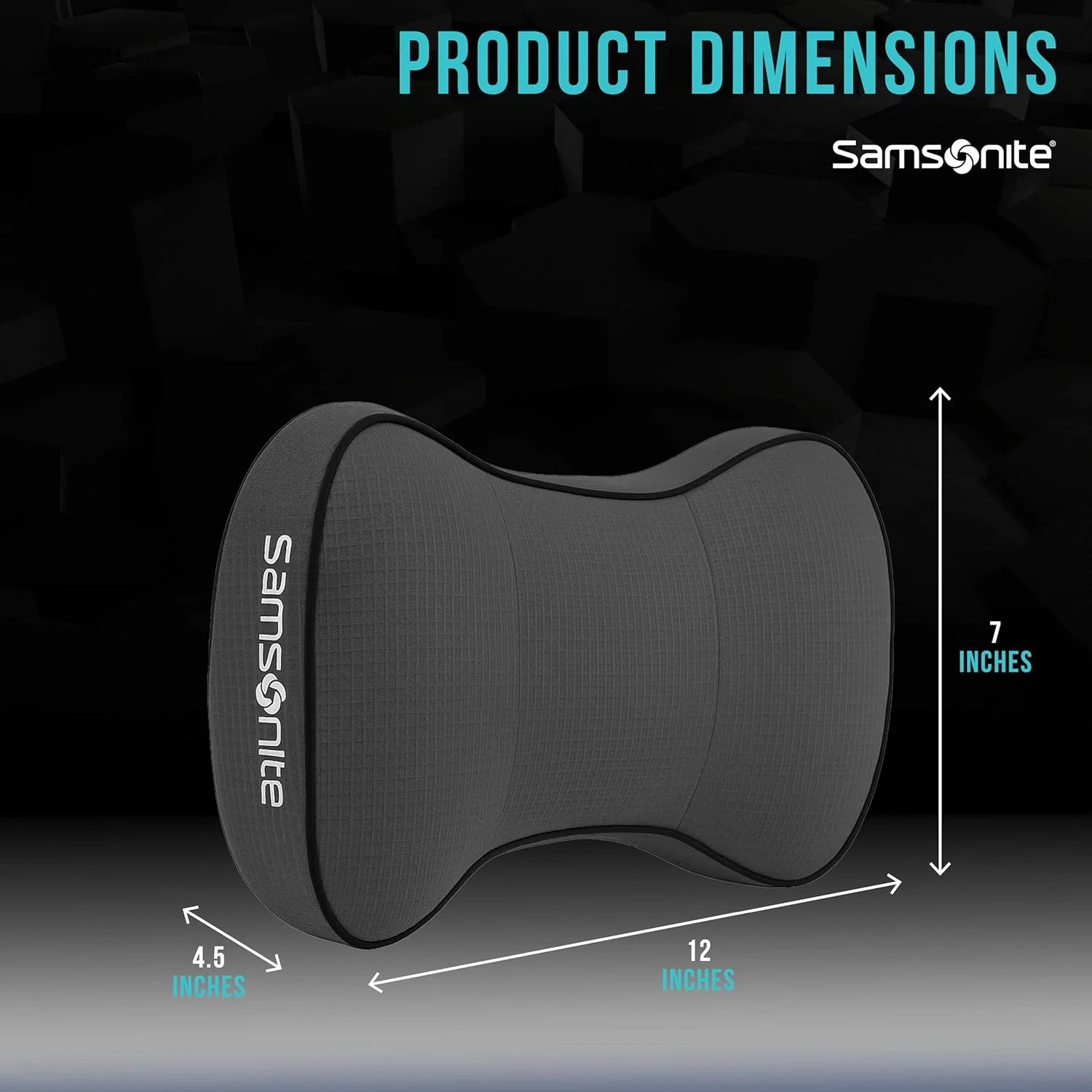 بالش گردنی خودرو سامسونیت - بالشتک تکیه گاه سر فوم نرم ژله ای حافظه دار برای رانندگی، طراحی ارگونومیک با بند قابل تنظیم، روکش قابل تنفس و جداشدنی، تسکین دهنده درد گردن، مشکی. بالش گردنی خودرو سامسونیت - بالشتک تکیه گاه سر فوم نرم ژله ای حافظه دار برای رانندگی، طراحی ارگونومیک با بند قابل تنظیم، روکش قابل تنفس و جداشدنی، تسکین دهنده درد گردن، مشکی.
