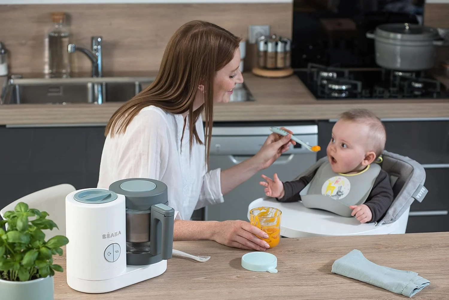 غذاساز کودک ب ب آ مدل Babycook - خاکستری سفید