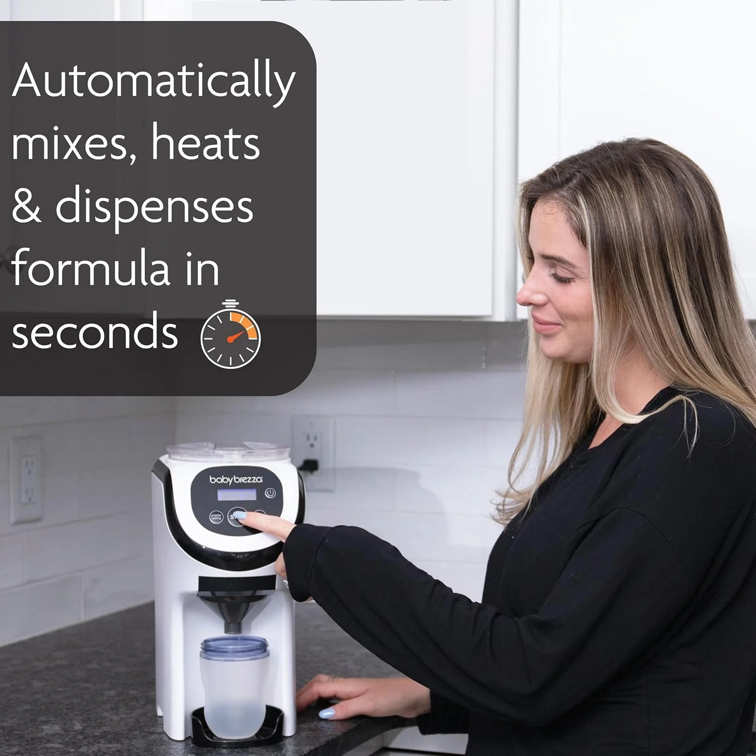 دستگاه مخلوط کن شیر خشک کودک Baby Brezza Formula Pro Mini مناسب فضاهای کوچک و قابل حمل برای مسافرت - دستگاه های بطری ساز، بطری عالی را برای نوزاد شما در حال حرکت می سازد، سفید دستگاه مخلوط کن شیر خشک کودک Baby Brezza Formula Pro Mini مناسب فضاهای کوچک و قابل حمل برای مسافرت - دستگاه های بطری ساز، بطری عالی را برای نوزاد شما در حال حرکت می سازد، سفید