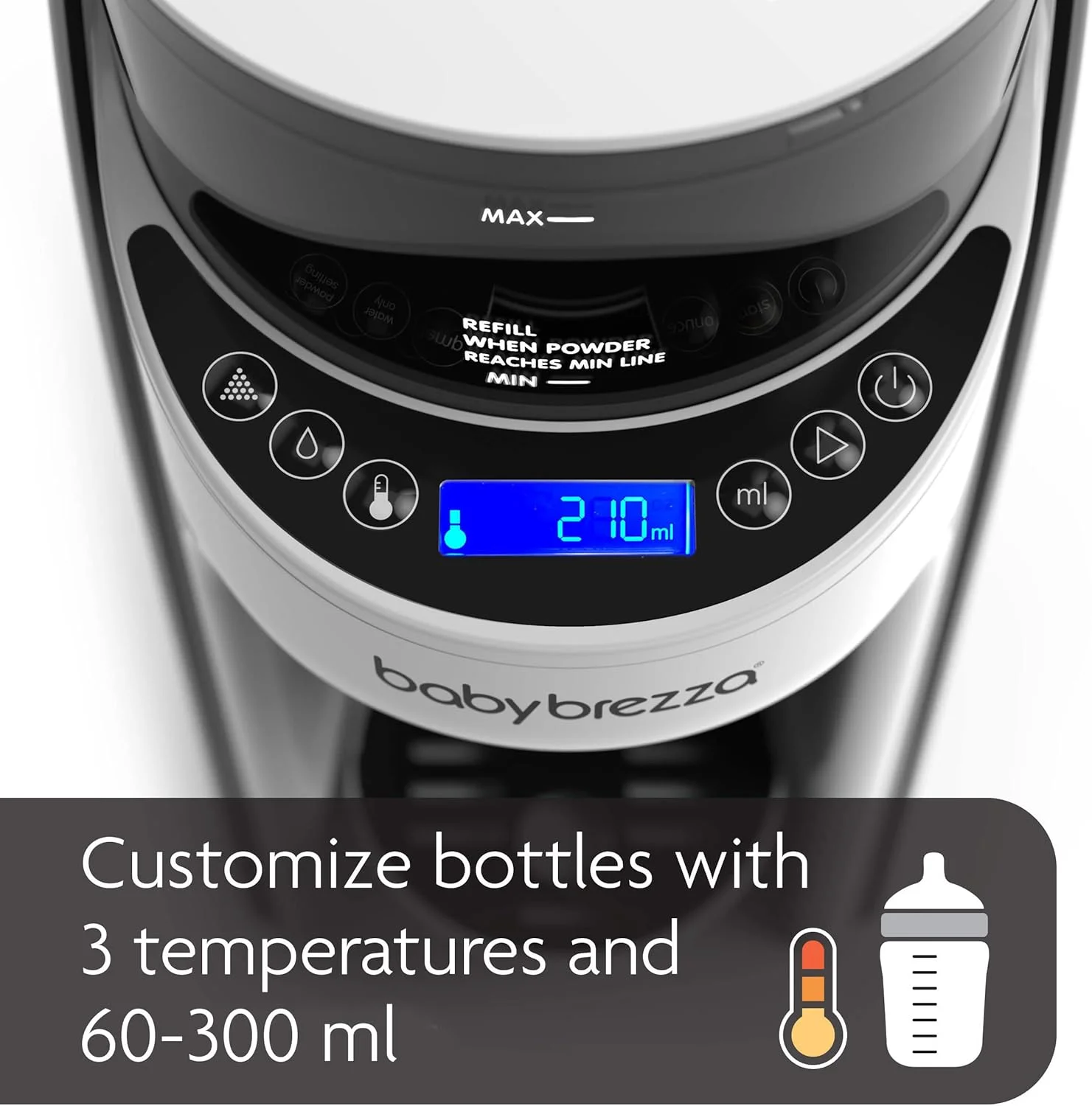 دستگاه شیر خشک ساز اتوماتیک Baby Brezza Formula Pro Advanced | تهیه فوری و خودکار شیشه شیر نوزاد | مخلوط و گرم کردن شیر خشک با فشردن یک دکمه | سفید، 1 عدد دستگاه شیر خشک ساز اتوماتیک Baby Brezza Formula Pro Advanced | تهیه فوری و خودکار شیشه شیر نوزاد | مخلوط و گرم کردن شیر خشک با فشردن یک دکمه | سفید، 1 عدد