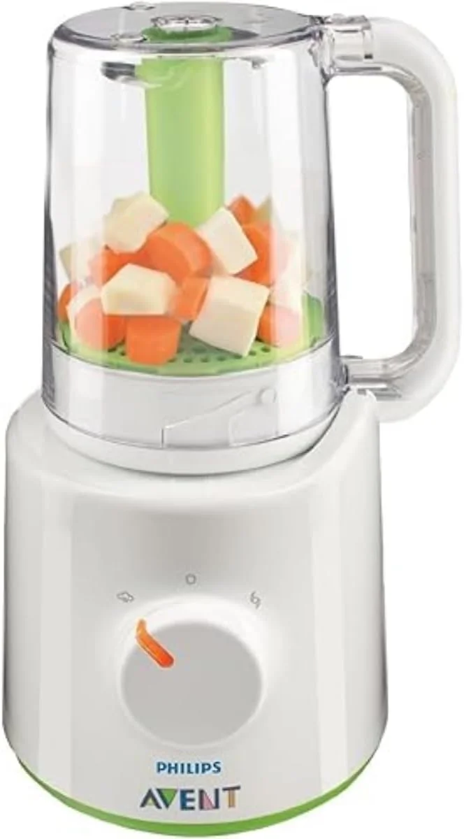 غذاساز و بخارپز Philips Avent 870/21، مدل Scf870/21، سفید