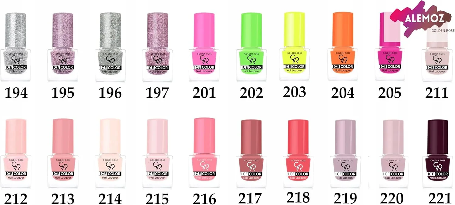 لاک ناخن گلدن رز سری Ice Color شماره 165 لاک ناخن گلدن رز سری Ice Color شماره 165