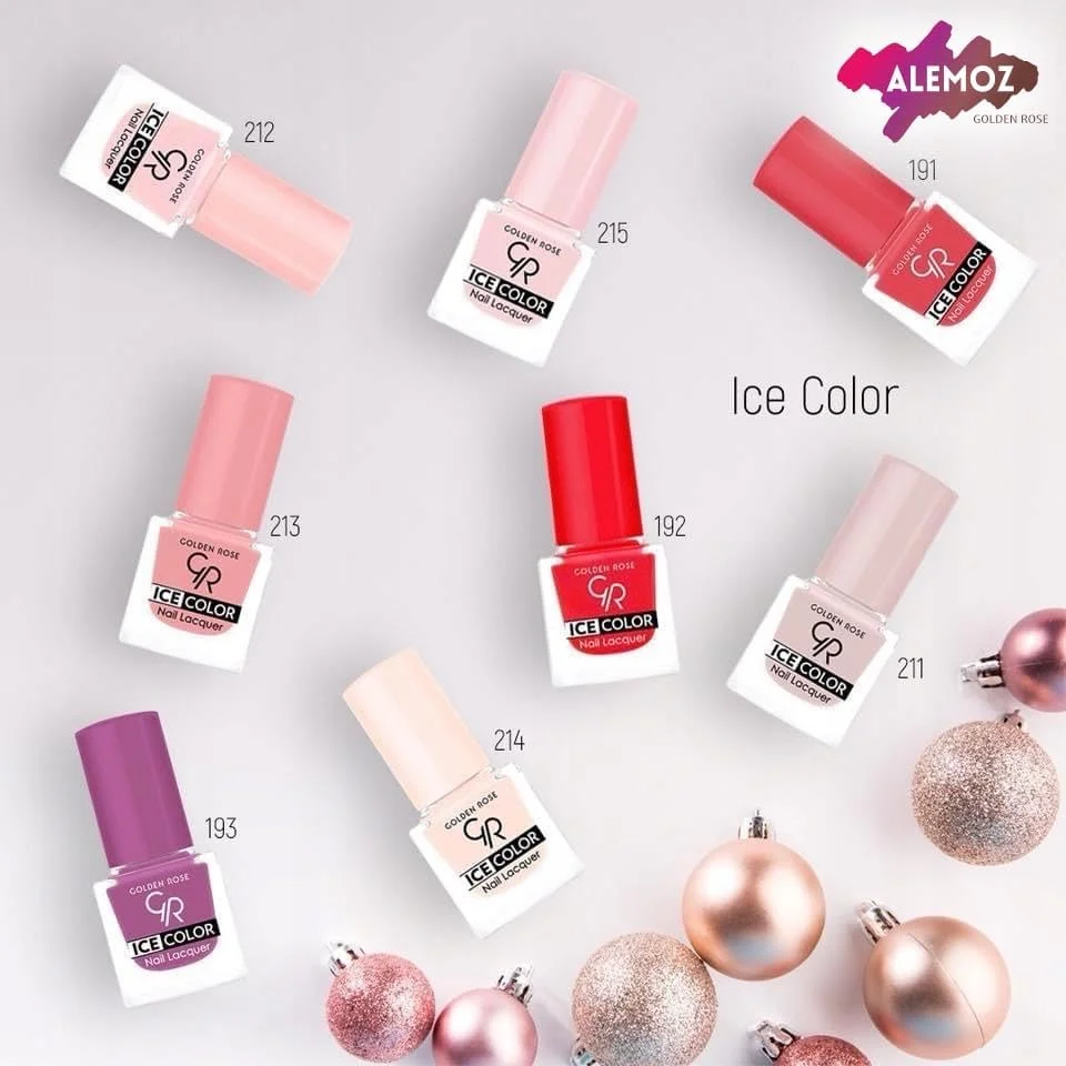 لاک ناخن گلدن رز سری Ice Color شماره 165 لاک ناخن گلدن رز سری Ice Color شماره 165