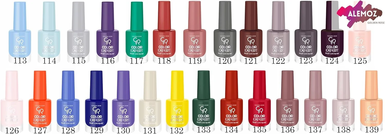 لاک ناخن گلدن رز مدل Expert شماره 125