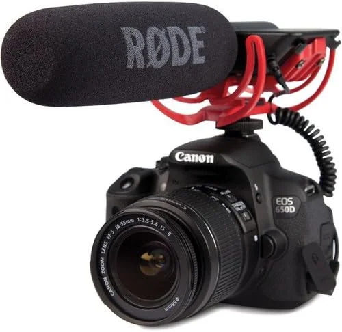 میکروفون شات گان RØDE VideoMic روی دوربین با فیلتر High-pass و پد برای فیلمسازی، تولید محتوا و ضبط در محل