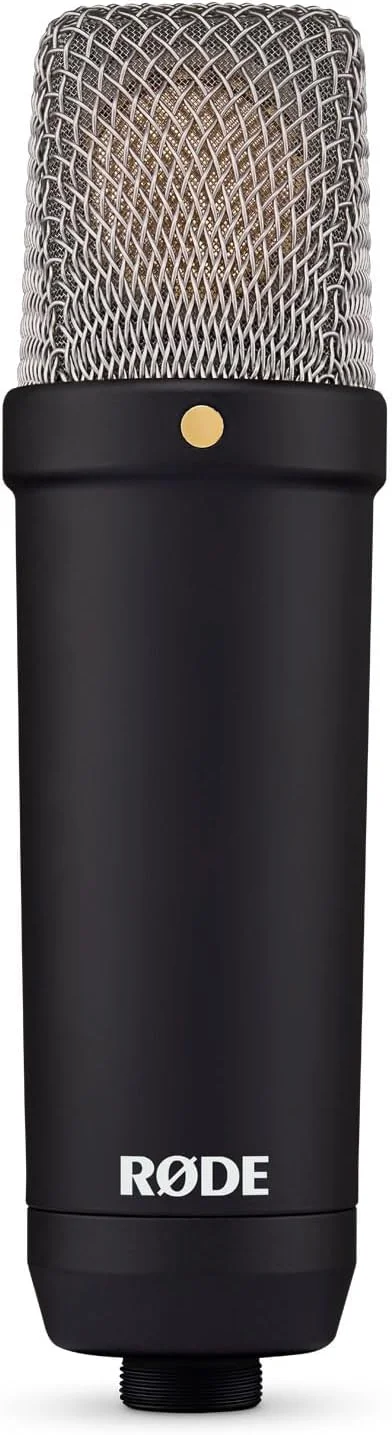 میکروفون استودیویی خازنی Rode NT1 Signature مشکی + پایه میکروفون Keepdrum