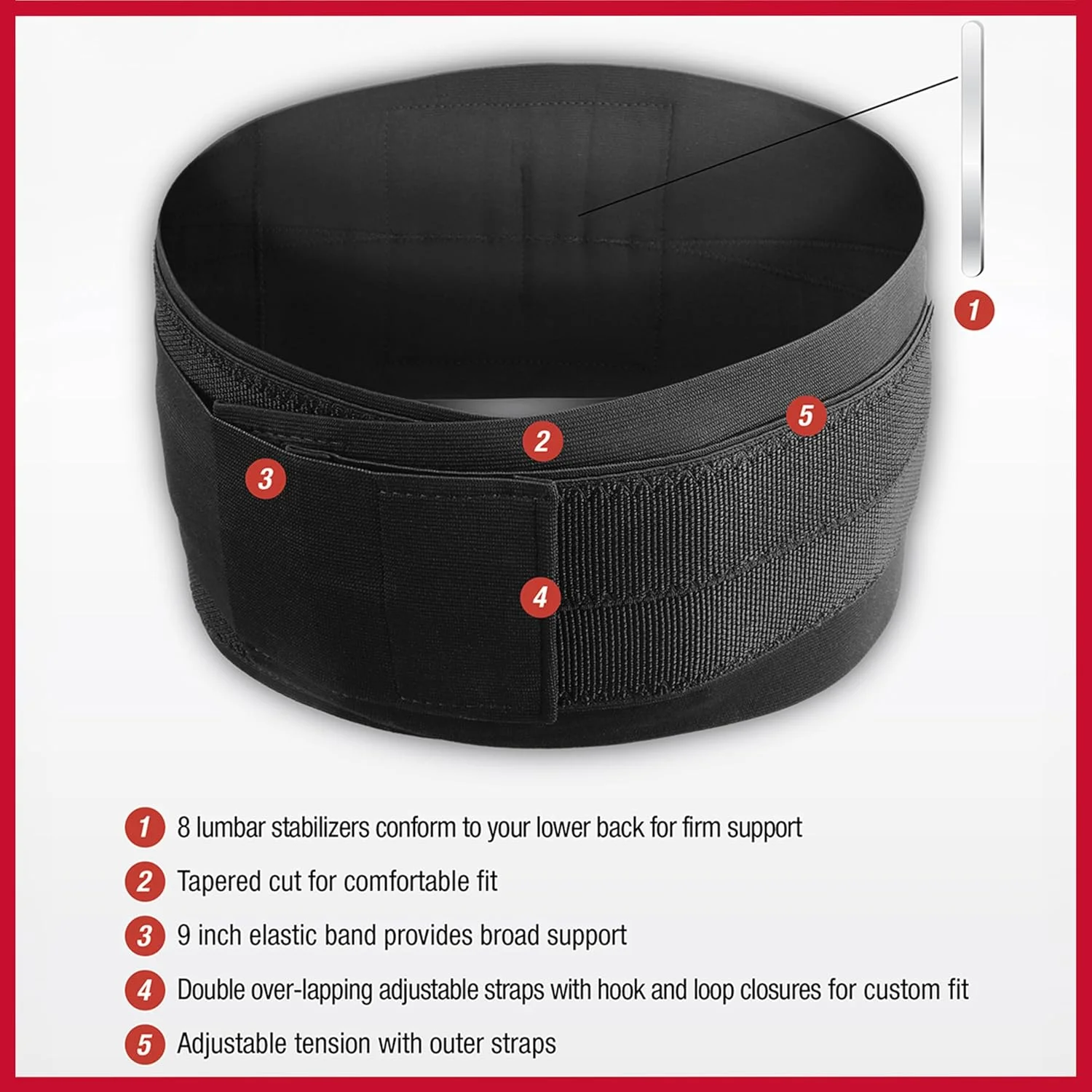 کمربند طبی قابل تنظیم مولر مدل 6711