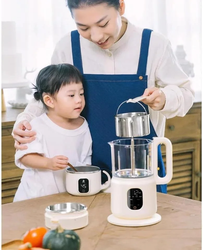 دستگاه غذاساز و بخارپز اتوماتیک کودک Bbaycare - بژ دستگاه غذاساز و بخارپز اتوماتیک کودک Bbaycare - بژ