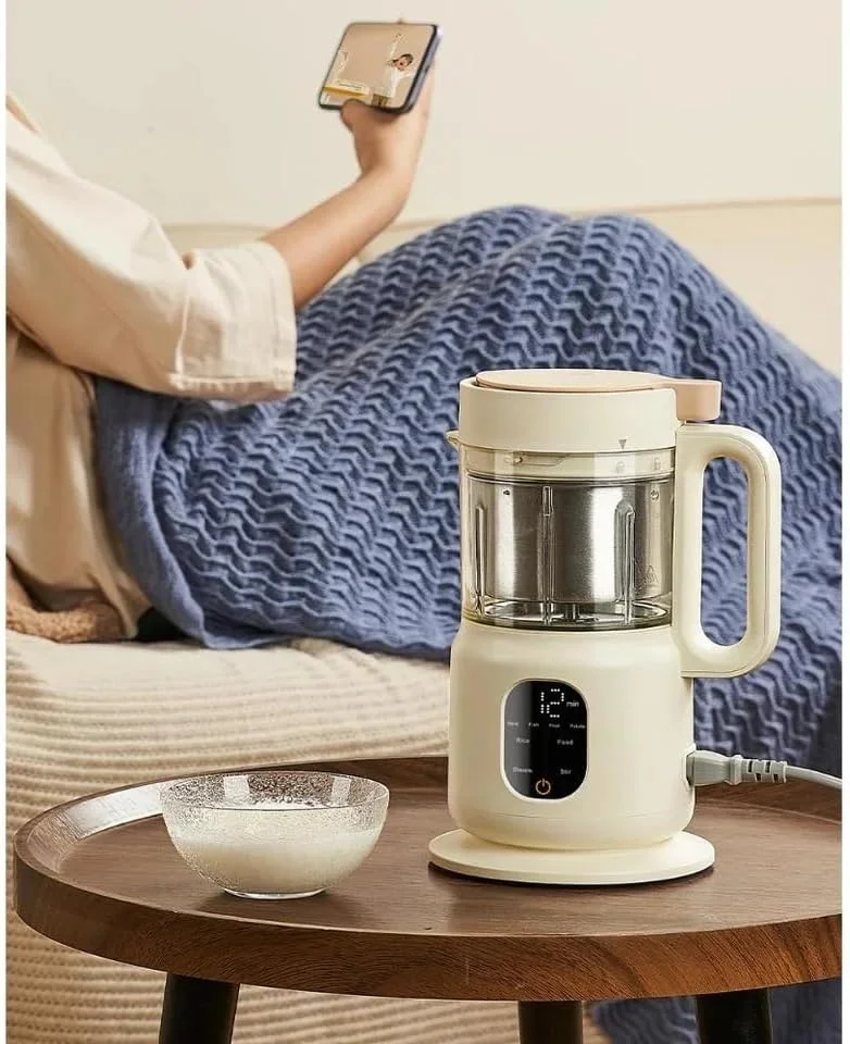 دستگاه غذاساز و بخارپز اتوماتیک کودک Bbaycare - بژ دستگاه غذاساز و بخارپز اتوماتیک کودک Bbaycare - بژ