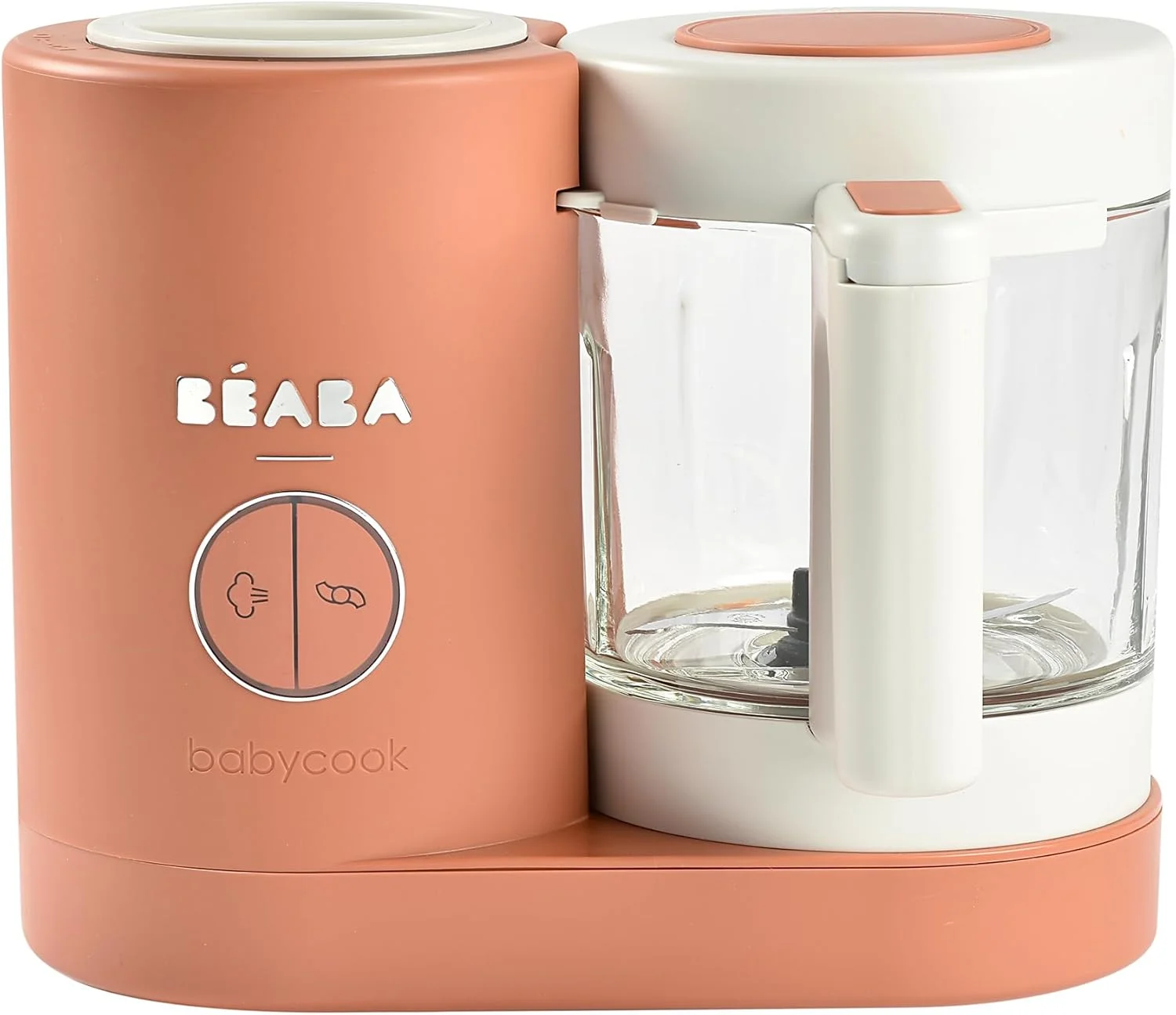 غذاساز کودک ب ب آ Babycook Neo | شیشه و استیل ضد زنگ | مورد اعتماد مادران مشهور | غذاساز پایدار کودک | رهبر جهانی | 34 وعده در 20 دقیقه