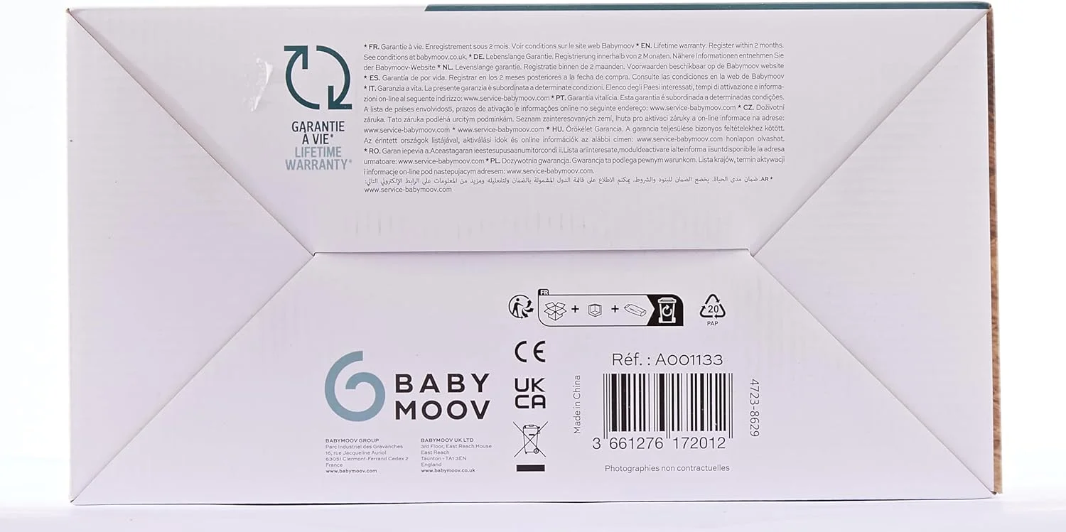 غذاساز کودک 4 در 1 Babymoov Nutribaby One، بخارپز، مخلوط کن، مناسب برای شروع غذای کمکی، قابلمه های کوچک، بخارپز سریع و ملایم، خاکستری