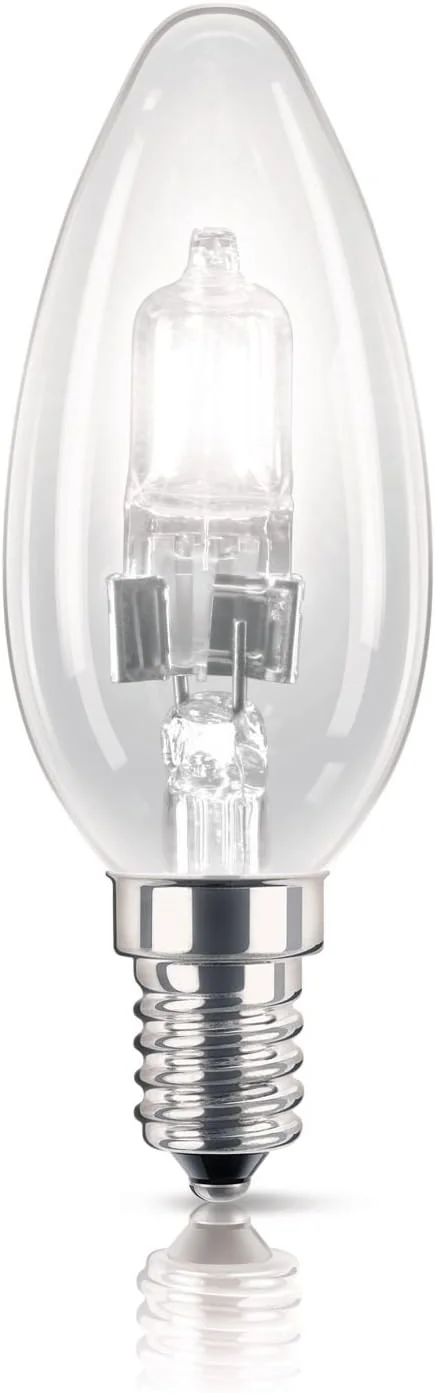 لامپ هالوژن فیلیپس EcoClassic30 B35 18w 240V E14 CL 1CT/15