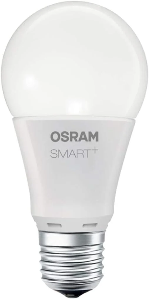 لامپ ال ای دی هوشمند OSRAM Smart+، لامپ ZigBee با سرپیچ E27، نور سفید گرم، دیمر دار، سازگار مستقیم با Echo Plus و Echo Show (نسل 2)