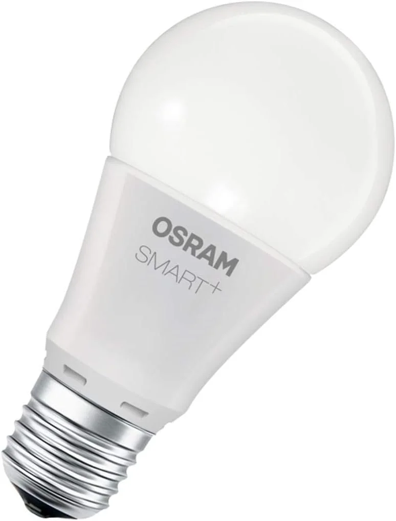 لامپ ال ای دی هوشمند OSRAM Smart+، لامپ ZigBee با سرپیچ E27، نور سفید گرم، دیمر دار، سازگار مستقیم با Echo Plus و Echo Show (نسل 2) لامپ ال ای دی هوشمند OSRAM Smart+، لامپ ZigBee با سرپیچ E27، نور سفید گرم، دیمر دار، سازگار مستقیم با Echo Plus و Echo Show (نسل 2)
