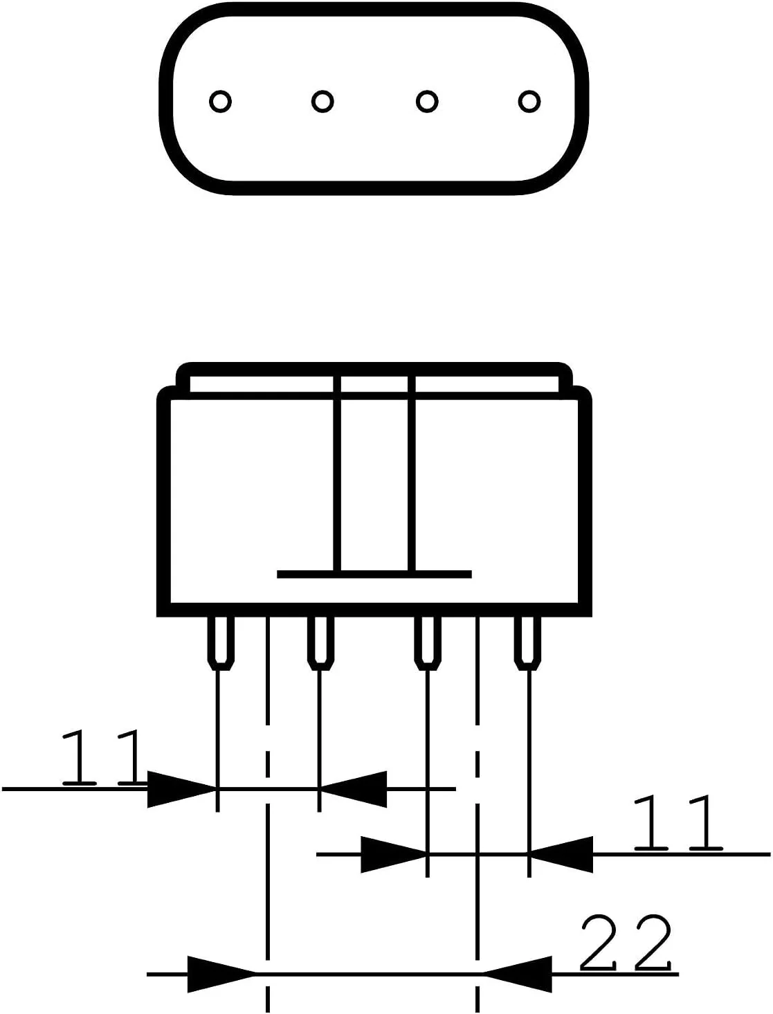 لامپ مهتابی 18 وات اوسرام 2G11 Dulux L Lumilux با رنگ سفید سرد 840
