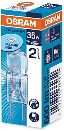 لامپ هالوژن کپسولی استاندارد 35 وات اوسرام Halostar، پایه GY6.35، 12 ولت، 64432