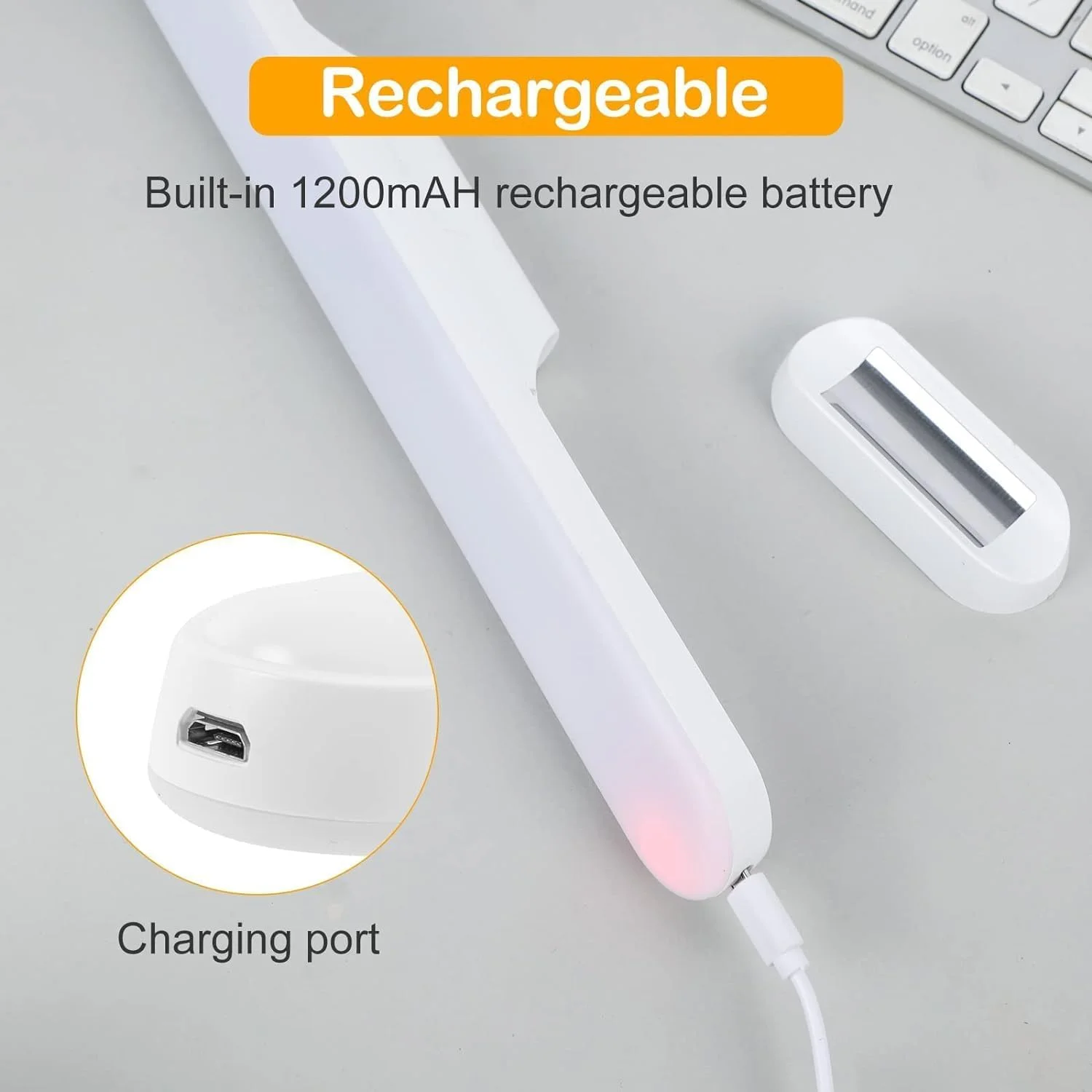 چراغ های زیر کابینتی SKY-TOUCH، چراغ های LED باتری قابل شارژ، میله چراغ LED دیمر دار با 3 حالت رنگی، قابل شارژ با USB، قفسه دیواری، کمد، آینه، کنار تخت، نورپردازی آشپزخانه (بسته 2 عددی) چراغ های زیر کابینتی SKY-TOUCH، چراغ های LED باتری قابل شارژ، میله چراغ LED دیمر دار با 3 حالت رنگی، قابل شارژ با USB، قفسه دیواری، کمد، آینه، کنار تخت، نورپردازی آشپزخانه (بسته 2 عددی)