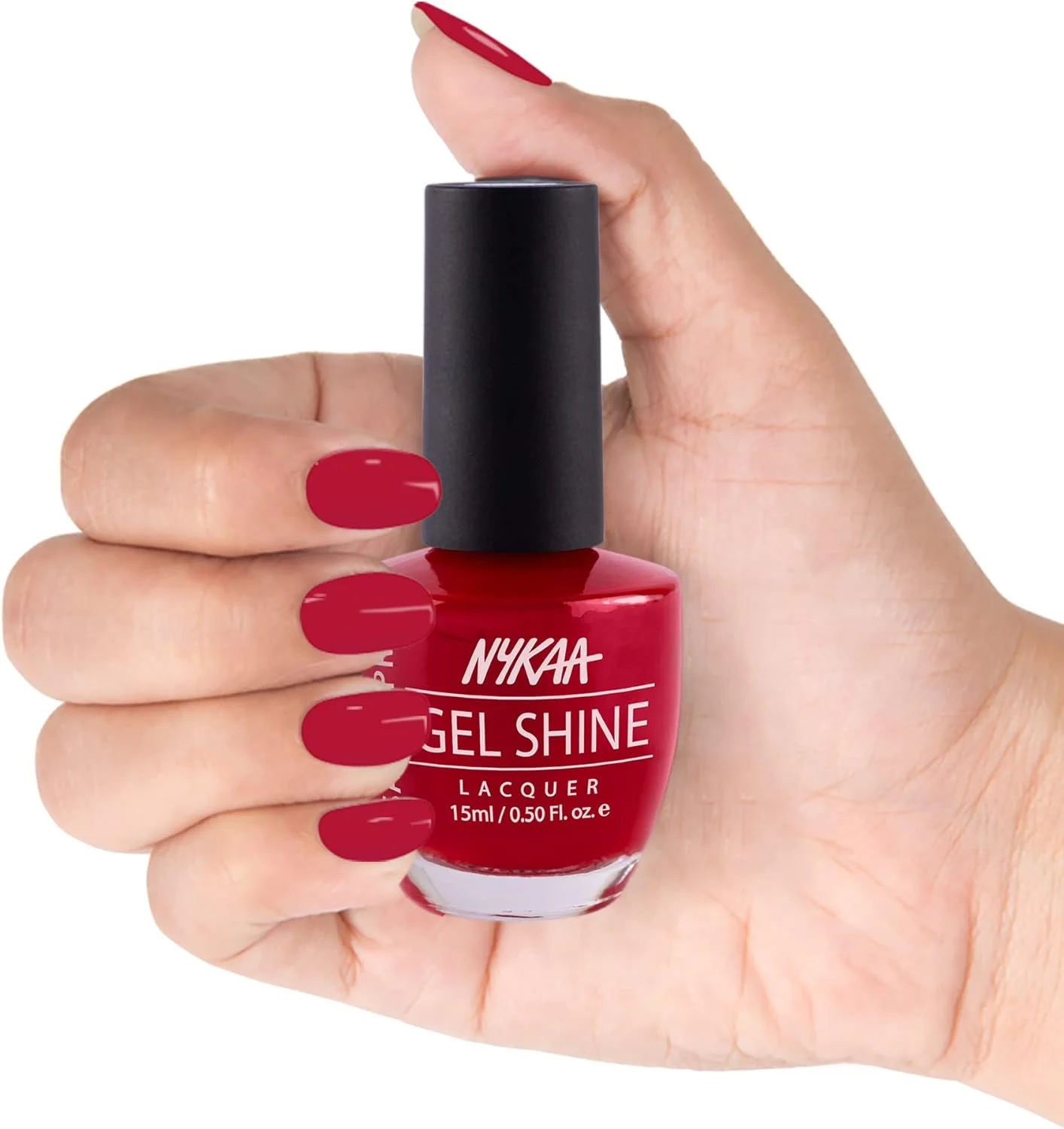 لاک ناخن ژلی براق سالنی نیکاا با رنگ ماندگار، رنگدانه غنی، استفاده با یک حرکت (15 میلی لیتر) (Sangria in Spain 203)