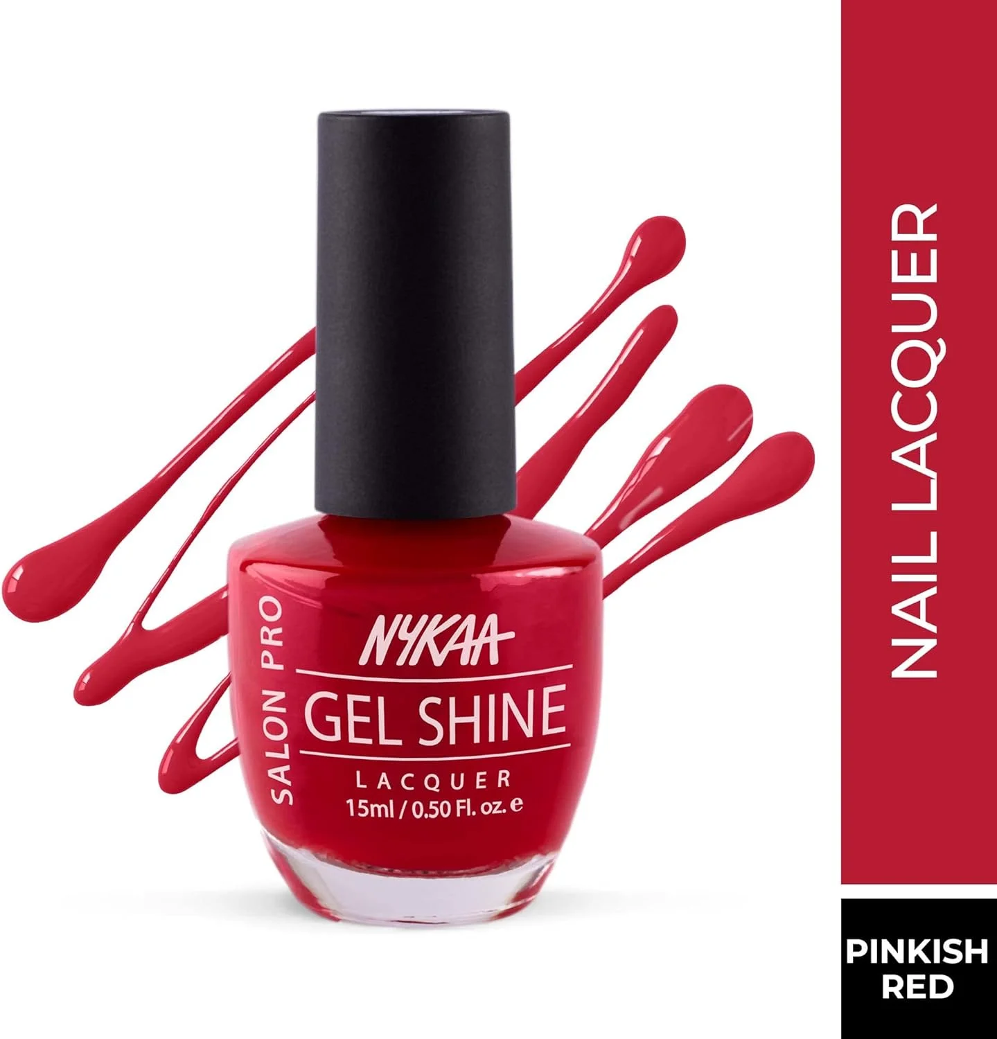 لاک ناخن ژلی براق سالنی نیکاا با رنگ ماندگار، رنگدانه غنی، استفاده با یک حرکت (15 میلی لیتر) (Sangria in Spain 203)