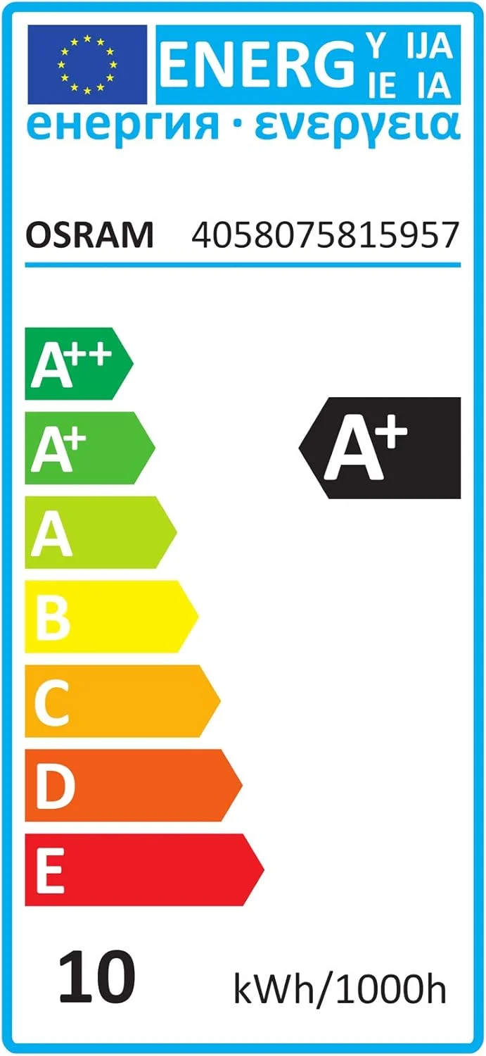 لامپ ال ای دی Osram / پایه E27 / سفید گرم (2700 کلوین) / جایگزین لامپ های رشته ای 75 وات / 10.00 وات / مات / LED Star Stick، بسته 1 عددی