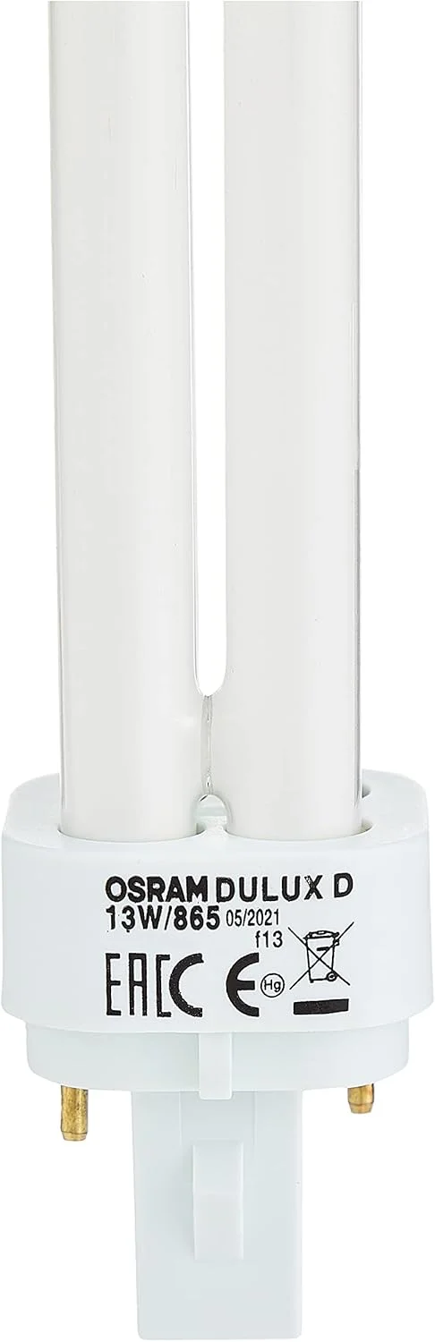 لامپ کم مصرف 13 وات 2 پین مهتابی OsRAM لامپ کم مصرف 13 وات 2 پین مهتابی OsRAM