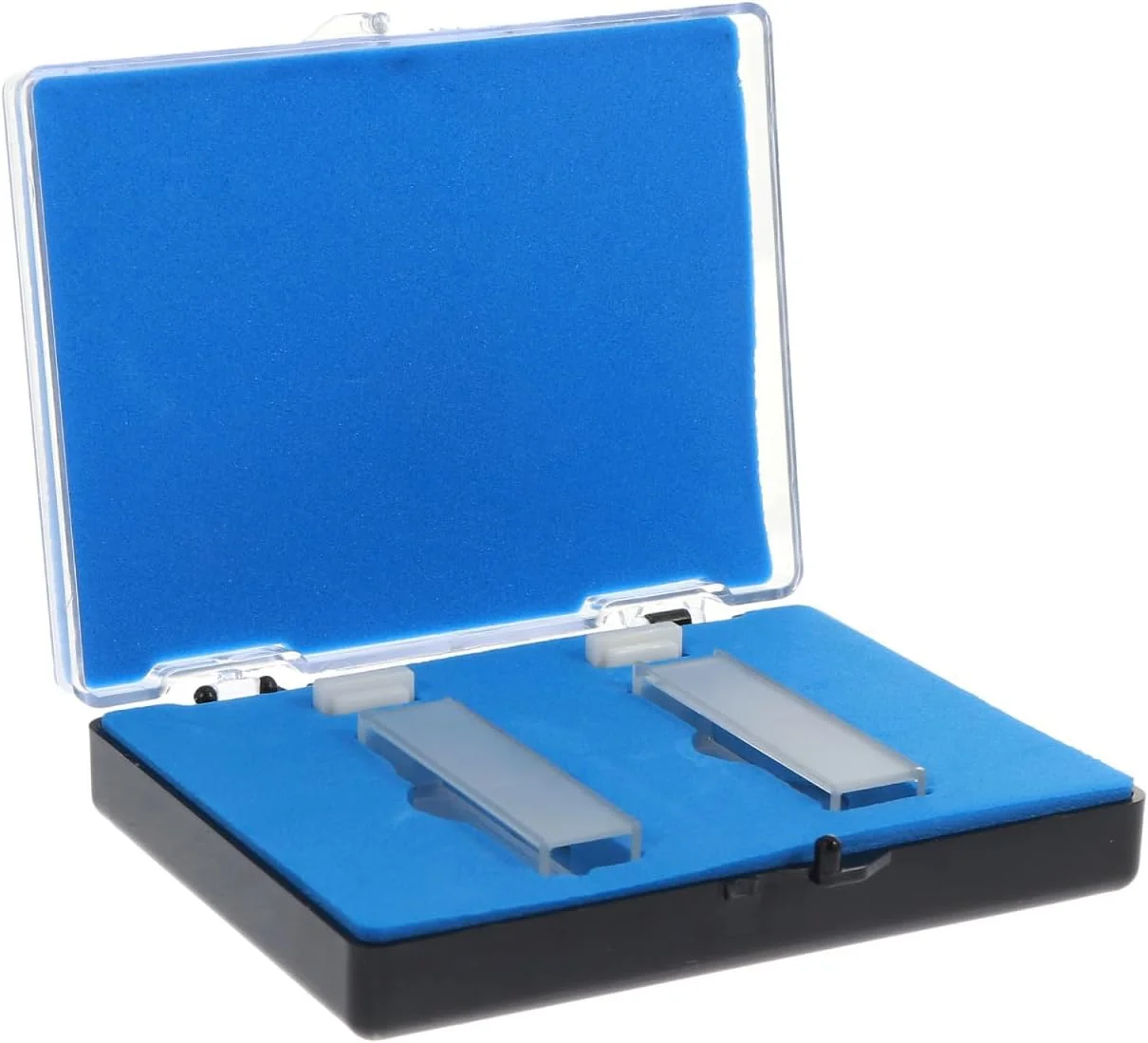 کووت کوارتز Hemobllo برای اسپکتروفتومتر: 2 عدد کووت آزمایشگاهی سلول اسپکترومتر، طول مسیر 10 میلی متر، ظرفیت 3.5 میلی لیتر کووت کوارتز Hemobllo برای اسپکتروفتومتر: 2 عدد کووت آزمایشگاهی سلول اسپکترومتر، طول مسیر 10 میلی متر، ظرفیت 3.5 میلی لیتر