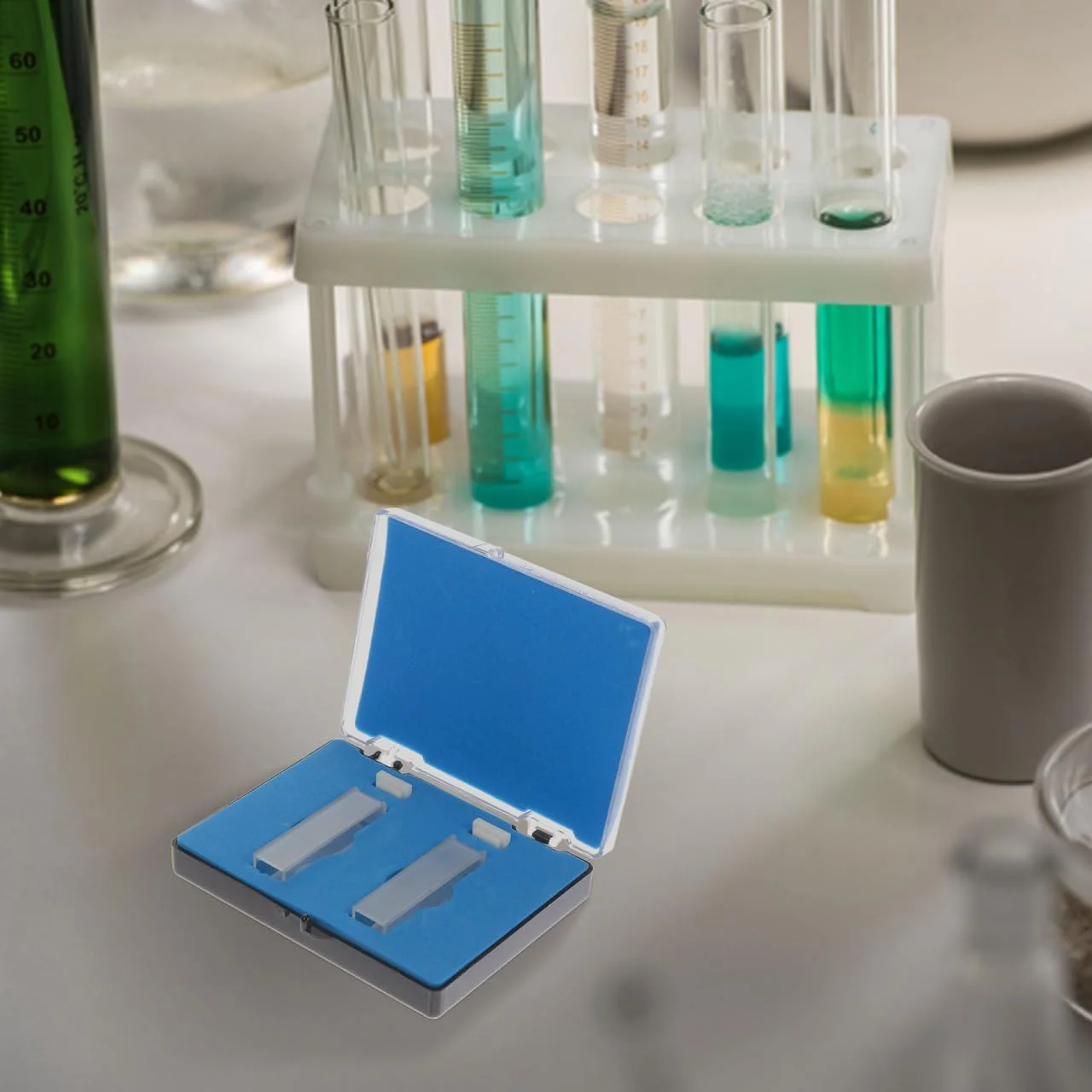 کووت کوارتز Hemobllo برای اسپکتروفتومتر: 2 عدد کووت آزمایشگاهی سلول اسپکترومتر، طول مسیر 10 میلی متر، ظرفیت 3.5 میلی لیتر کووت کوارتز Hemobllo برای اسپکتروفتومتر: 2 عدد کووت آزمایشگاهی سلول اسپکترومتر، طول مسیر 10 میلی متر، ظرفیت 3.5 میلی لیتر