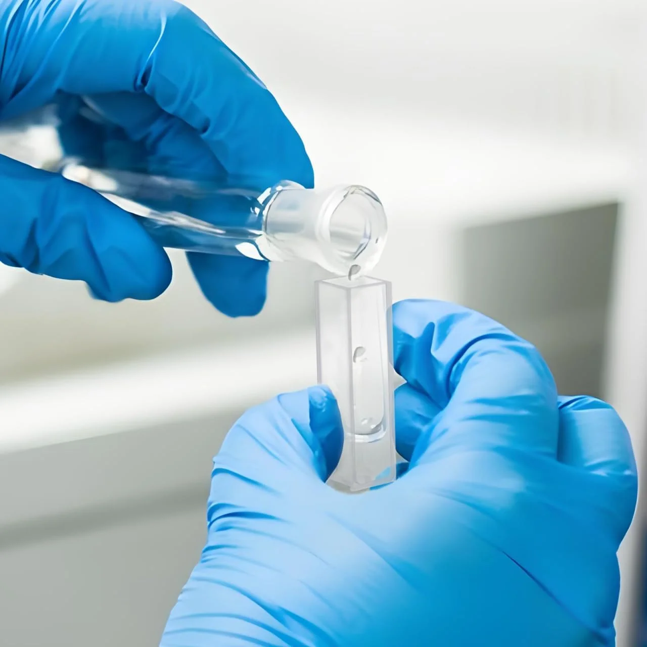 کووت کوارتز Hemobllo برای اسپکتروفتومتر: 2 عدد کووت آزمایشگاهی سلول اسپکترومتر، طول مسیر 10 میلی متر، ظرفیت 3.5 میلی لیتر کووت کوارتز Hemobllo برای اسپکتروفتومتر: 2 عدد کووت آزمایشگاهی سلول اسپکترومتر، طول مسیر 10 میلی متر، ظرفیت 3.5 میلی لیتر