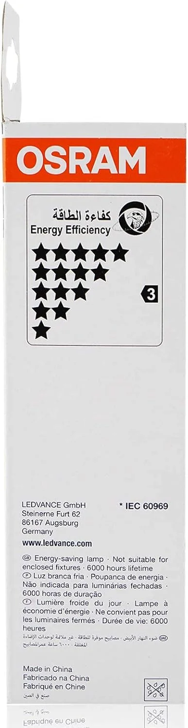 لامپ کم مصرف اسرام T4 20 وات/860/E-27 Day DuluxStar 4050300926414 اسرام لامپ کم مصرف اسرام T4 20 وات/860/E-27 Day DuluxStar 4050300926414 اسرام