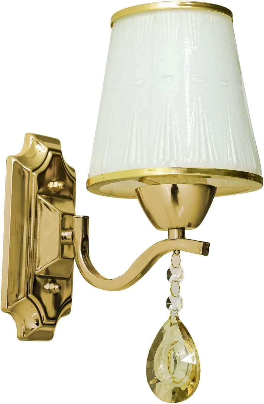 لوستر تک شاخه دیواری به سبک ویکتوریایی وینتج HUA QIANG WANG مدل کلاسیک اواسط قرن (C)