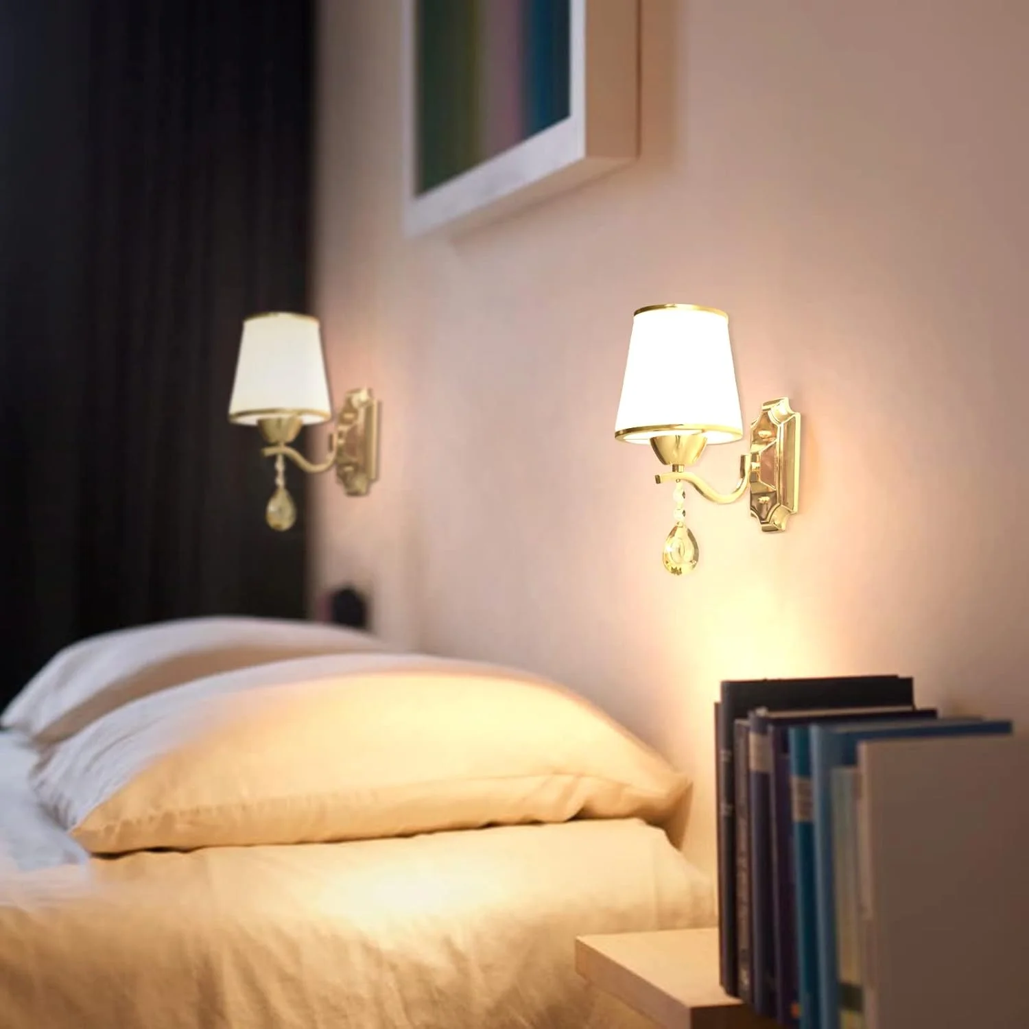 لوستر تک شاخه دیواری به سبک ویکتوریایی وینتج HUA QIANG WANG مدل کلاسیک اواسط قرن (C) لوستر تک شاخه دیواری به سبک ویکتوریایی وینتج HUA QIANG WANG مدل کلاسیک اواسط قرن (C)