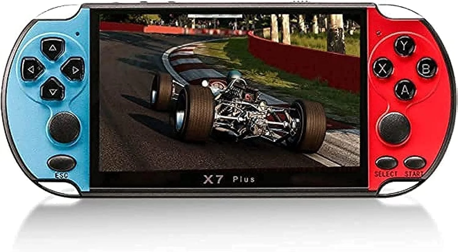 کنسول بازی دستی Neo Classic X7 Plus با صفحه نمایش 5.1 اینچی، دو دسته، حافظه 8 گیگابایتی، دارای 1000 بازی داخلی، بازی MP5