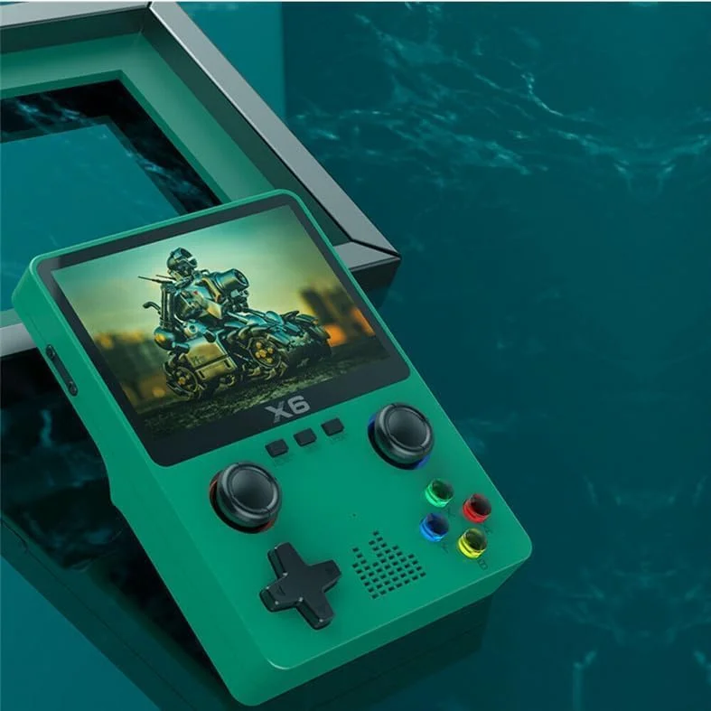 کنسول بازی دستی Neo Classic X6 با صفحه نمایش 3.5 اینچی IPS و 10000 بازی 32 گیگابایتی