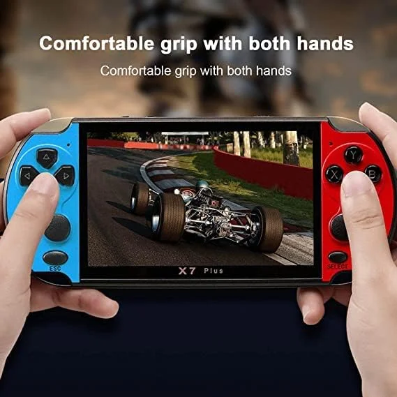 کنسول بازی دستی Neo Classic X12 Plus با صفحه نمایش 7 اینچی، دارای 1000 بازی داخلی، حافظه 16 گیگابایتی، دو جوی استیک و پشتیبانی از خروجی AV و کارت TF کنسول بازی دستی Neo Classic X12 Plus با صفحه نمایش 7 اینچی، دارای 1000 بازی داخلی، حافظه 16 گیگابایتی، دو جوی استیک و پشتیبانی از خروجی AV و کارت TF