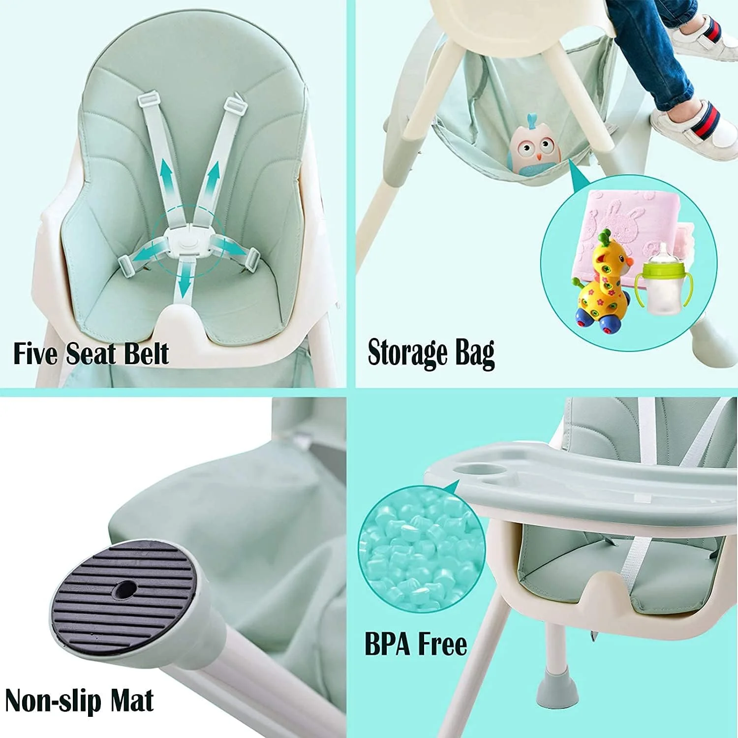 صندلی غذای کودک Babyclub، صندلی غذاخوری کودک صندلی تقویت کننده کودک نوپا مبلمان سینی دوتایی جداشدنی پایه های ضد لغزش پایه های قابل تنظیم برای نوزاد و کودک نوپا (بژ) صندلی غذای کودک Babyclub، صندلی غذاخوری کودک صندلی تقویت کننده کودک نوپا مبلمان سینی دوتایی جداشدنی پایه های ضد لغزش پایه های قابل تنظیم برای نوزاد و کودک نوپا (بژ)