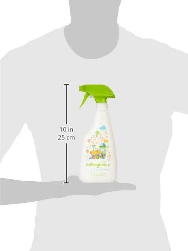 اسپری تمیز کننده اسباب بازی و صندلی کودک Babyganics، بدون عطر، بطری اسپری 500 میلی لیتری اسپری تمیز کننده اسباب بازی و صندلی کودک Babyganics، بدون عطر، بطری اسپری 500 میلی لیتری