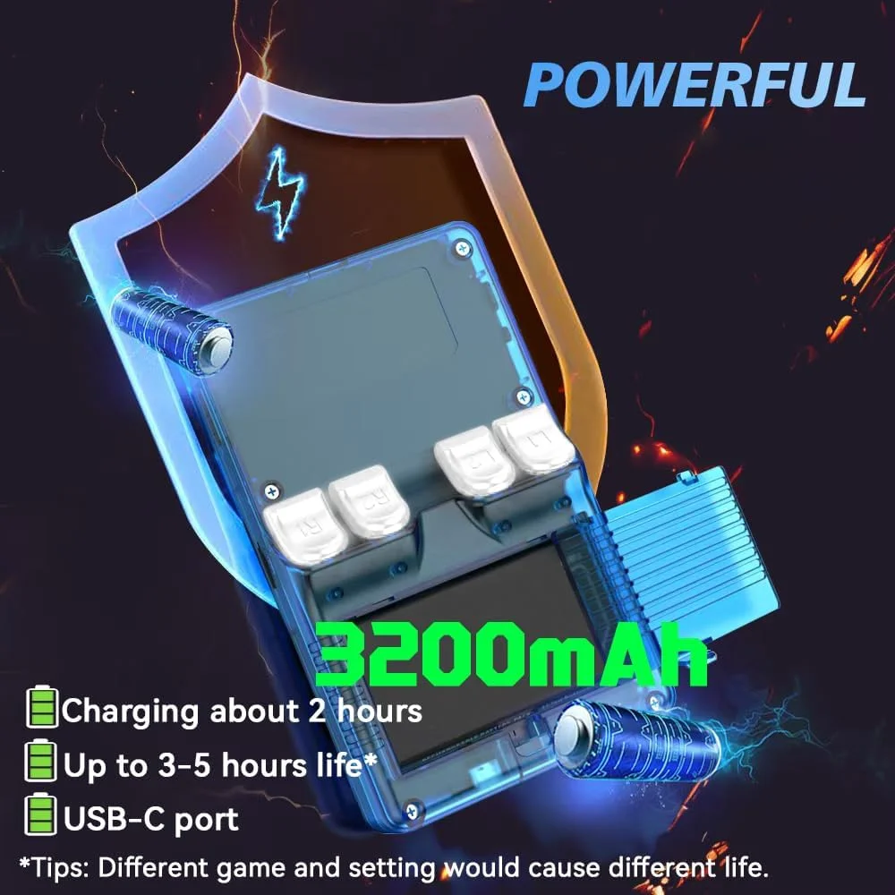 کنسول بازی دستی R36S Plus با صفحه نمایش 4.0 اینچی IPS OCA با رزولوشن 720*720، پردازنده RK3326، باتری 3000mAh مدل r36splus به همراه کیف حمل، رنگ آبی دریاچه ای - نسخه 64 گیگابایتی کنسول بازی دستی R36S Plus با صفحه نمایش 4.0 اینچی IPS OCA با رزولوشن 720*720، پردازنده RK3326، باتری 3000mAh مدل r36splus به همراه کیف حمل، رنگ آبی دریاچه ای - نسخه 64 گیگابایتی