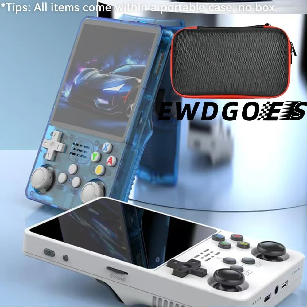 کنسول بازی دستی R36S Plus با صفحه نمایش 4.0 اینچی IPS OCA با رزولوشن 720*720، پردازنده RK3326، باتری 3000mAh مدل r36splus به همراه کیف حمل، رنگ آبی دریاچه ای - نسخه 64 گیگابایتی کنسول بازی دستی R36S Plus با صفحه نمایش 4.0 اینچی IPS OCA با رزولوشن 720*720، پردازنده RK3326، باتری 3000mAh مدل r36splus به همراه کیف حمل، رنگ آبی دریاچه ای - نسخه 64 گیگابایتی