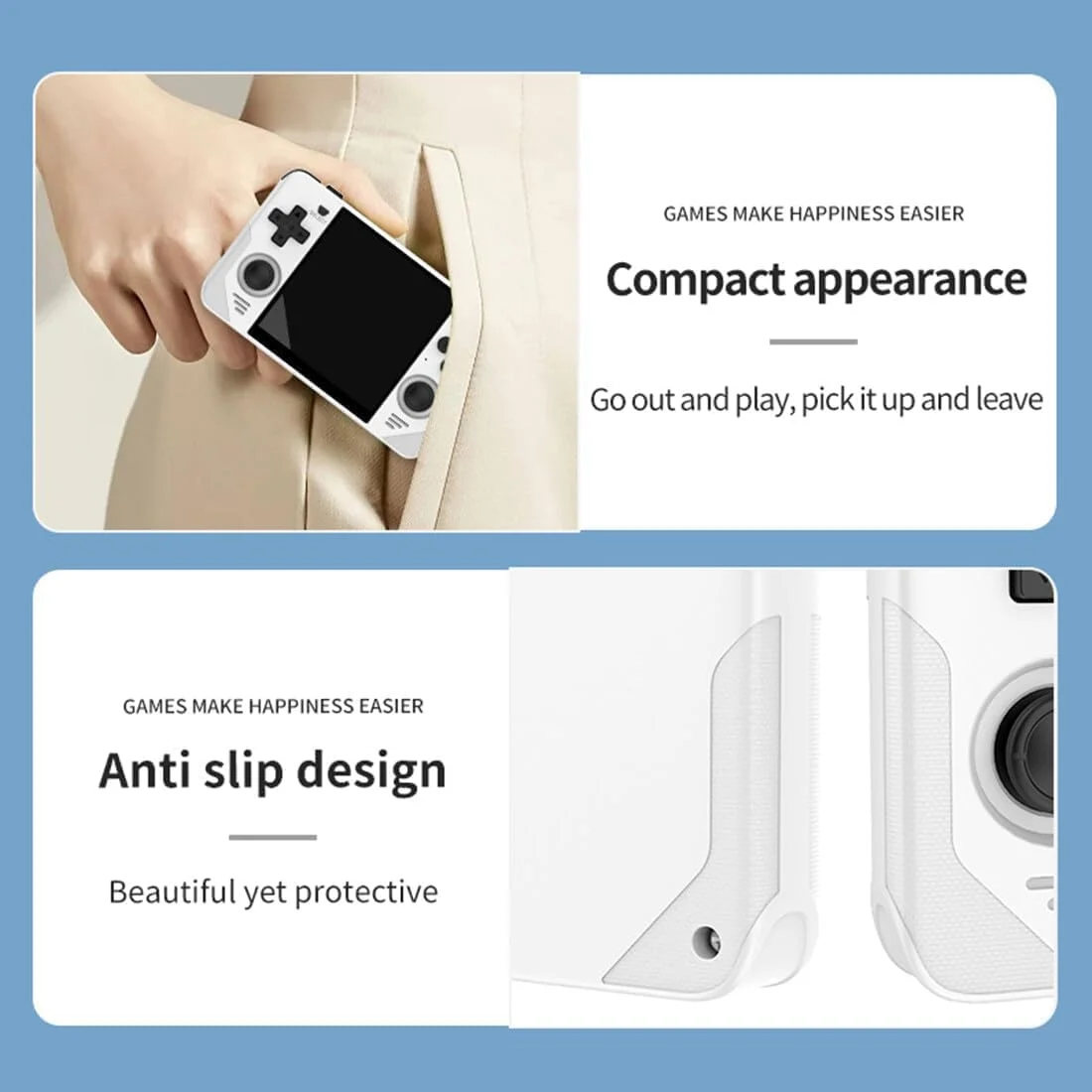 کنسول بازی دستی EWDGOES RGB30 با صفحه نمایش 4 اینچی، پردازنده RK3566، وای فای 5G، بلوتوث و کیف حمل 64 گیگابایتی - زرد کنسول بازی دستی EWDGOES RGB30 با صفحه نمایش 4 اینچی، پردازنده RK3566، وای فای 5G، بلوتوث و کیف حمل 64 گیگابایتی - زرد