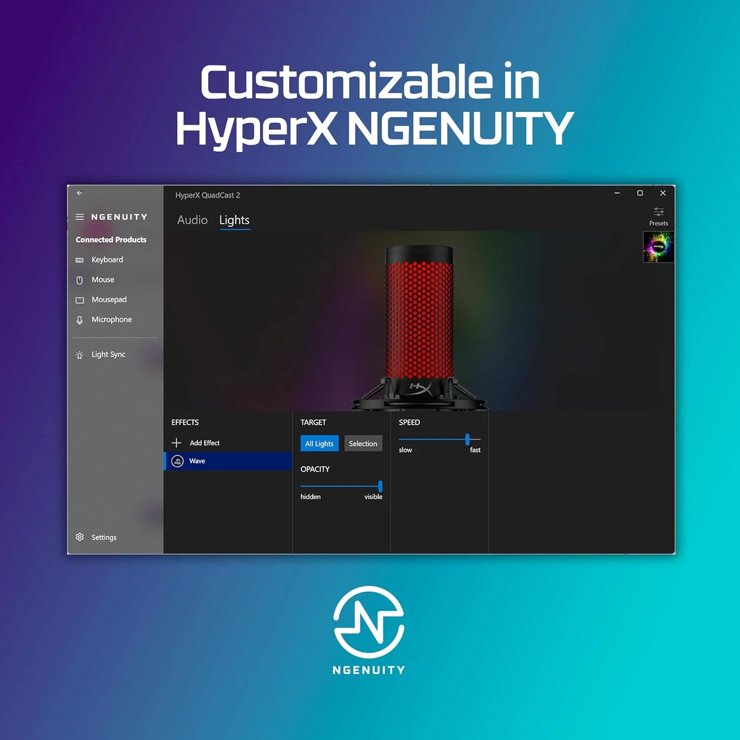 میکروفون استودیویی HyperX QuadCast 2 مناسب استریمرها، تولیدکنندگان محتوا و گیمرها، سازگار با PC، PS4، PS5، سفید/آبی روشن میکروفون استودیویی HyperX QuadCast 2 مناسب استریمرها، تولیدکنندگان محتوا و گیمرها، سازگار با PC، PS4، PS5، سفید/آبی روشن