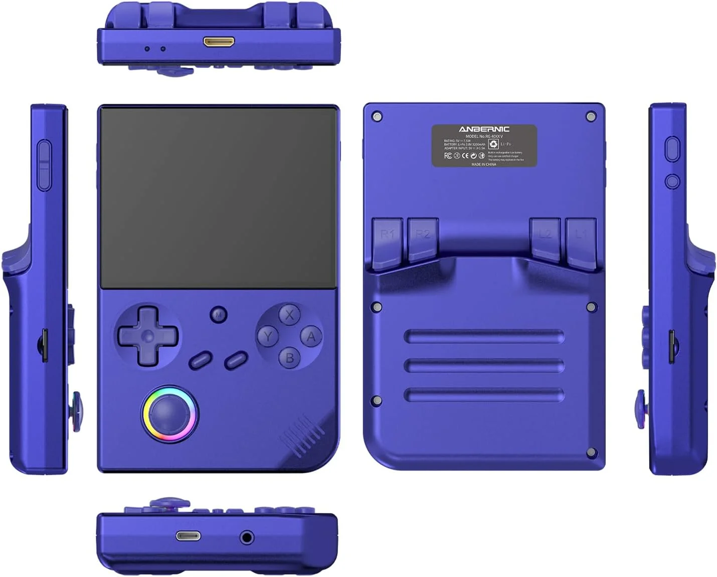 کنسول بازی دستی رترو RG40XX V با صفحه نمایش 4.0 اینچی IPS، کارت TF 64 گیگابایتی با 5000+ بازی، کنسول بازی رترو قابل حمل با پشتیبانی از بازی آنلاین، خروجی HDMI، وای فای 5G و بلوتوث کنسول بازی دستی رترو RG40XX V با صفحه نمایش 4.0 اینچی IPS، کارت TF 64 گیگابایتی با 5000+ بازی، کنسول بازی رترو قابل حمل با پشتیبانی از بازی آنلاین، خروجی HDMI، وای فای 5G و بلوتوث