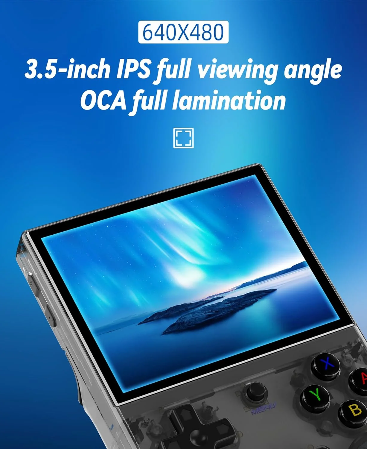 کنسول بازی دستی RG35XX Plus، بازی های ویدیویی رترو با کارت TF 64 گیگابایتی 5500 بازی سیستم عامل لینوکس، باتری داخلی 3300mAh صفحه نمایش 3.5 اینچی IPS، پشتیبانی از خروجی HDMI TV بلوتوث WiFi 5G