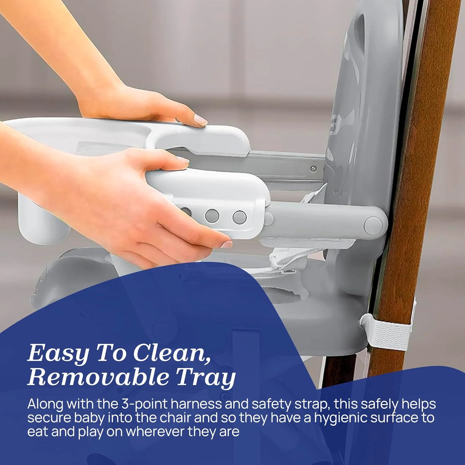 صندلی بوستر چیکو مدل Pocket Snack، خاکستری تیره