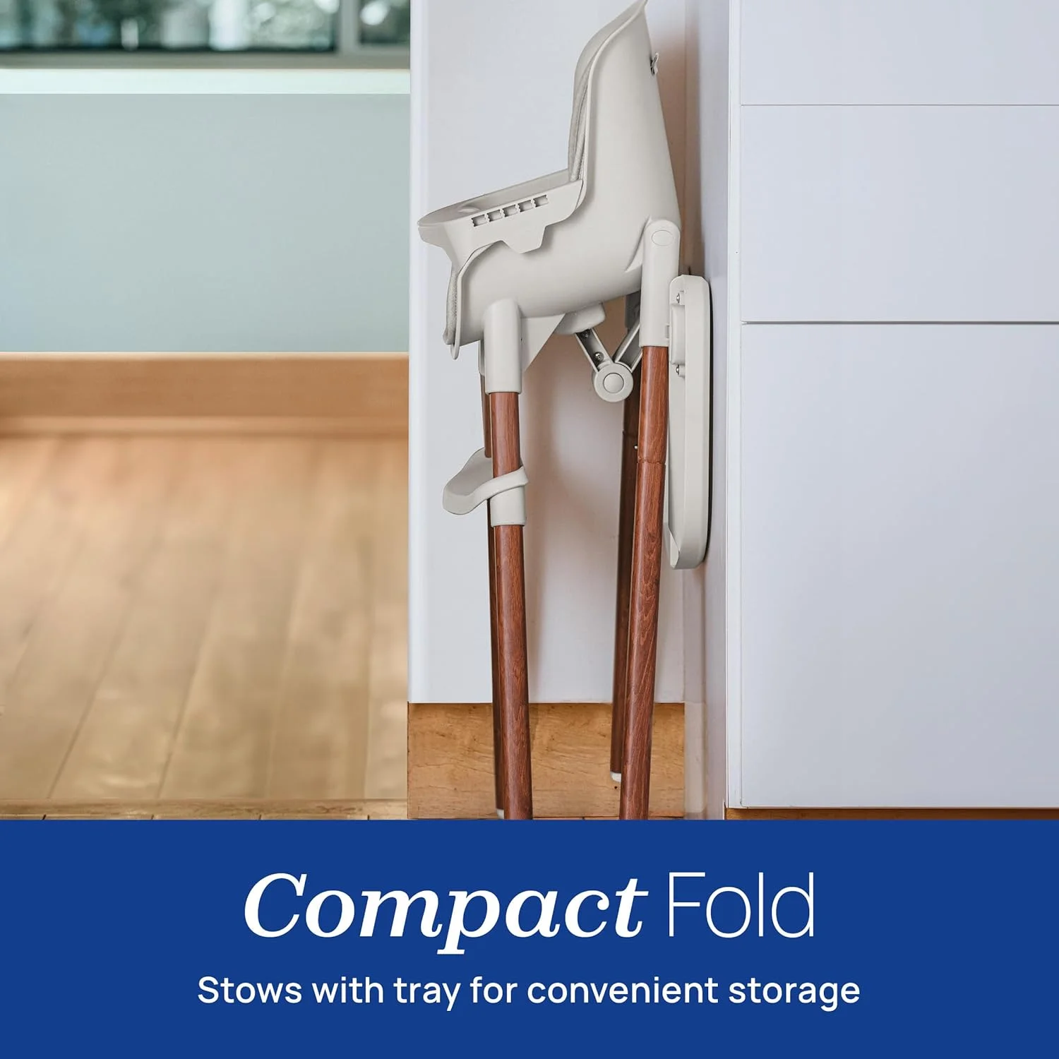 صندلی غذای تاشو 4 در 1 چیکو Zest™ LE، صندلی غذا، صندلی کودک نوپا و چهارپایه جوانان، صندلی غذای چند منظوره با تمیز کردن آسان | کرما/سفید