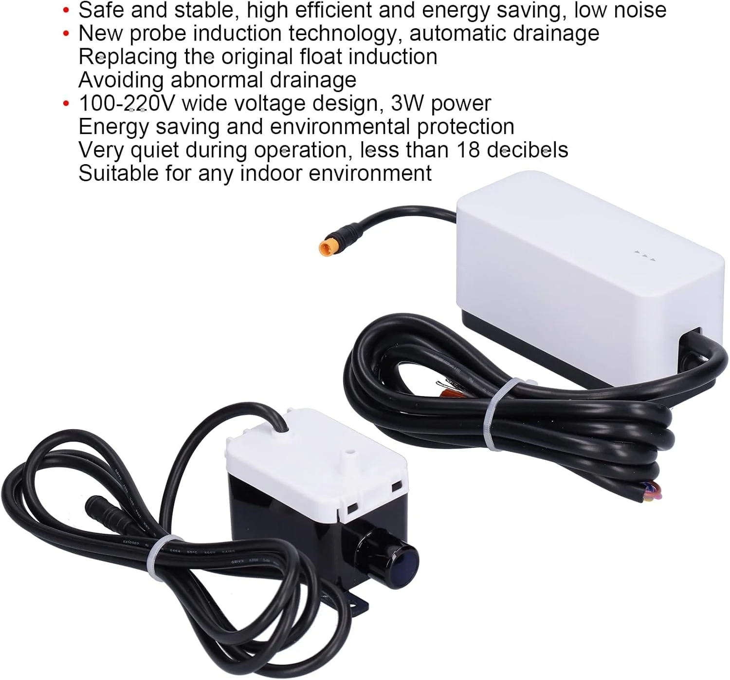 پمپ تخلیه کندانس دوماری مینی اسپلیت، تخلیه خودکار آب تهویه مطبوع، دستگاه بی صدا S1 AC110240V پمپ تخلیه کندانس دوماری مینی اسپلیت، تخلیه خودکار آب تهویه مطبوع، دستگاه بی صدا S1 AC110240V