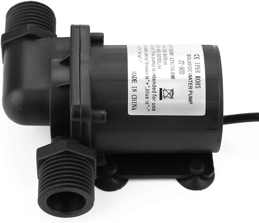 پمپ آب کوچک بدون جاروبک DC دوماری، مناسب حوضچه ماهی، 12 ولت، 40℃ تا 100℃ پمپ آب کوچک بدون جاروبک DC دوماری، مناسب حوضچه ماهی، 12 ولت، 40℃ تا 100℃