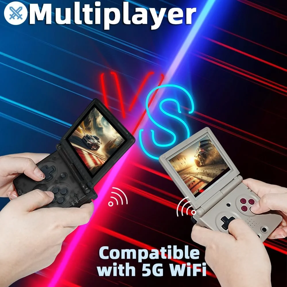 کنسول بازی دستی EWDGOES RG35XXSP، صفحه نمایش 3.5 اینچی IPS، باتری 3300mAh، سیستم تاشو، کنسول بازی های رترو، سازگار با خروجی تلویزیون، 64 گیگابایت، خاکستری کنسول بازی دستی EWDGOES RG35XXSP، صفحه نمایش 3.5 اینچی IPS، باتری 3300mAh، سیستم تاشو، کنسول بازی های رترو، سازگار با خروجی تلویزیون، 64 گیگابایت، خاکستری