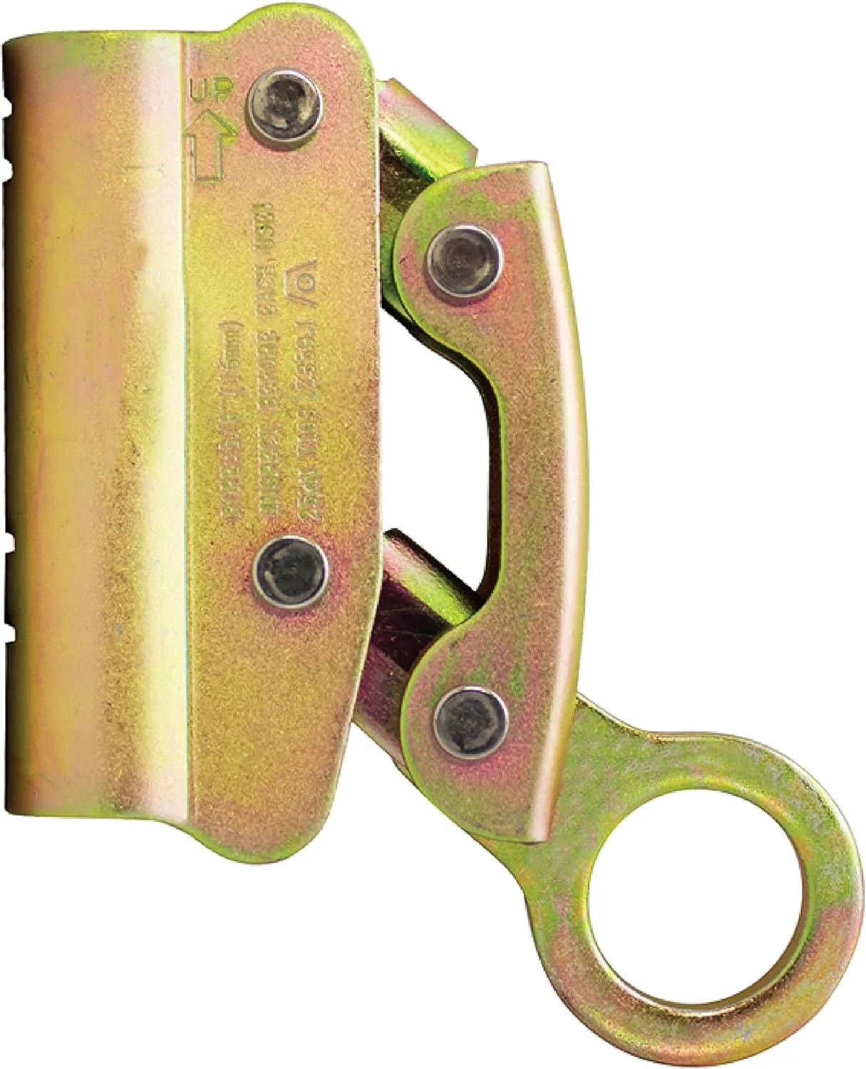 گیره طناب دستی استیل ضد زنگ Fusion Climb Optimus، محافظ گیره طناب هارنس ایمنی (FP-7103-GS)