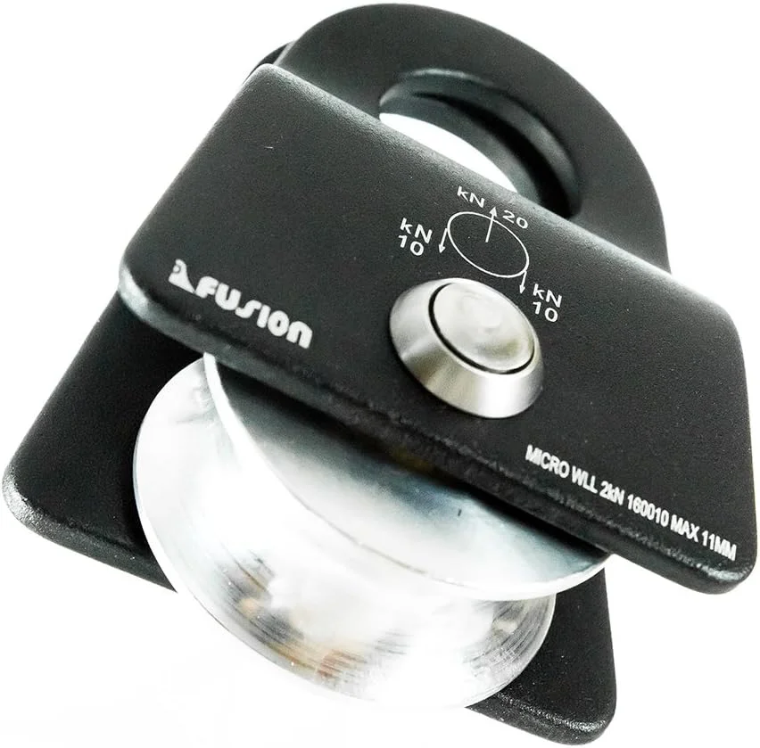 قرقره آلومینیومی میکرو Fusion Climb Ekat با چرخش جانبی، زیپ لاین حیاط خلوت، ترولی قرقره آلومینیومی میکرو Fusion Climb Ekat با چرخش جانبی، زیپ لاین حیاط خلوت، ترولی